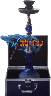 נרגילה קריסטל כחול